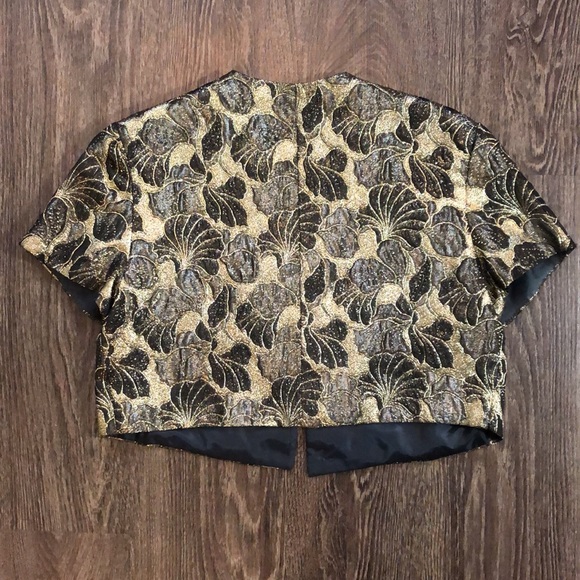 Handmade Vintage Metallic Bolero - Picture 14 of 16